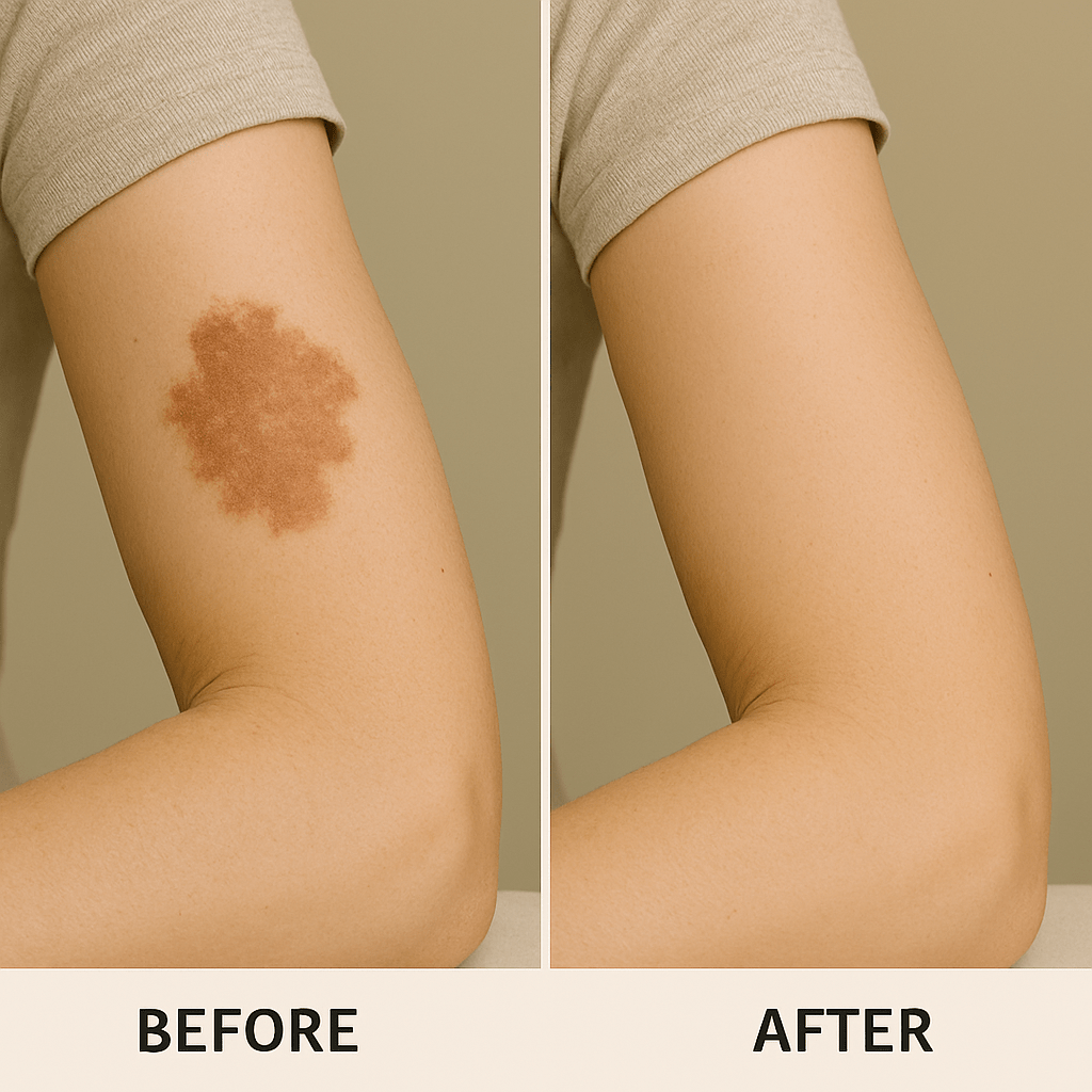 comparison birth mark