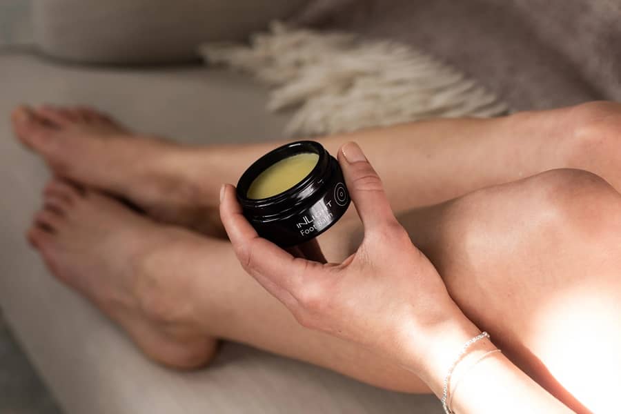 Foot Balm application